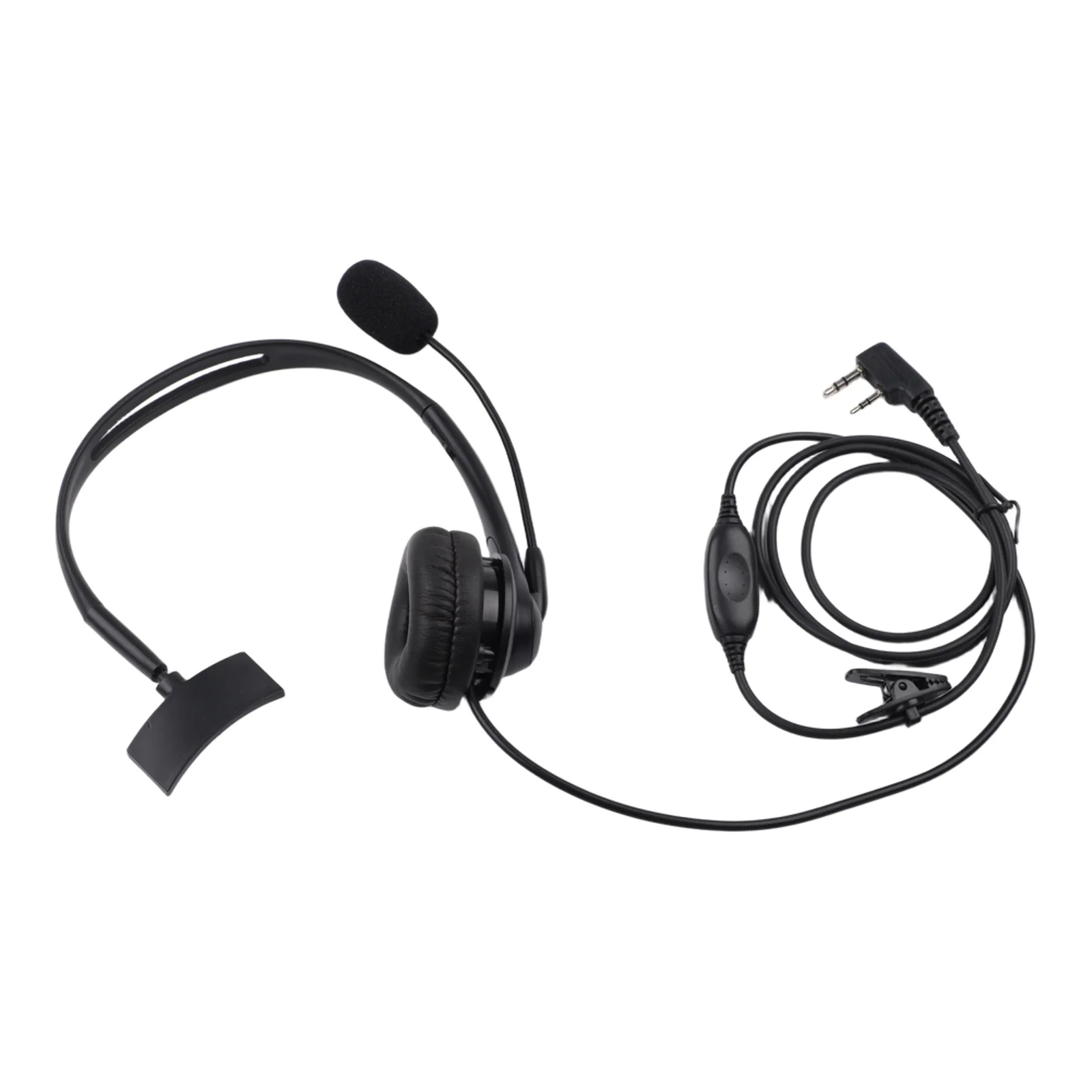 Push to Talk 2 Pin Headset for For KENWOOD 360G 370 370G 372G 373G 320 340 340D 348 350 Models with Secure Fit