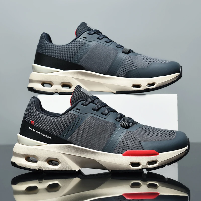 

High Quality Brand Men's Sports Shoes Fashion Cushion Running Shoes Man Breathable Non-slip Jogging Shoes Men Light Walking Shoe