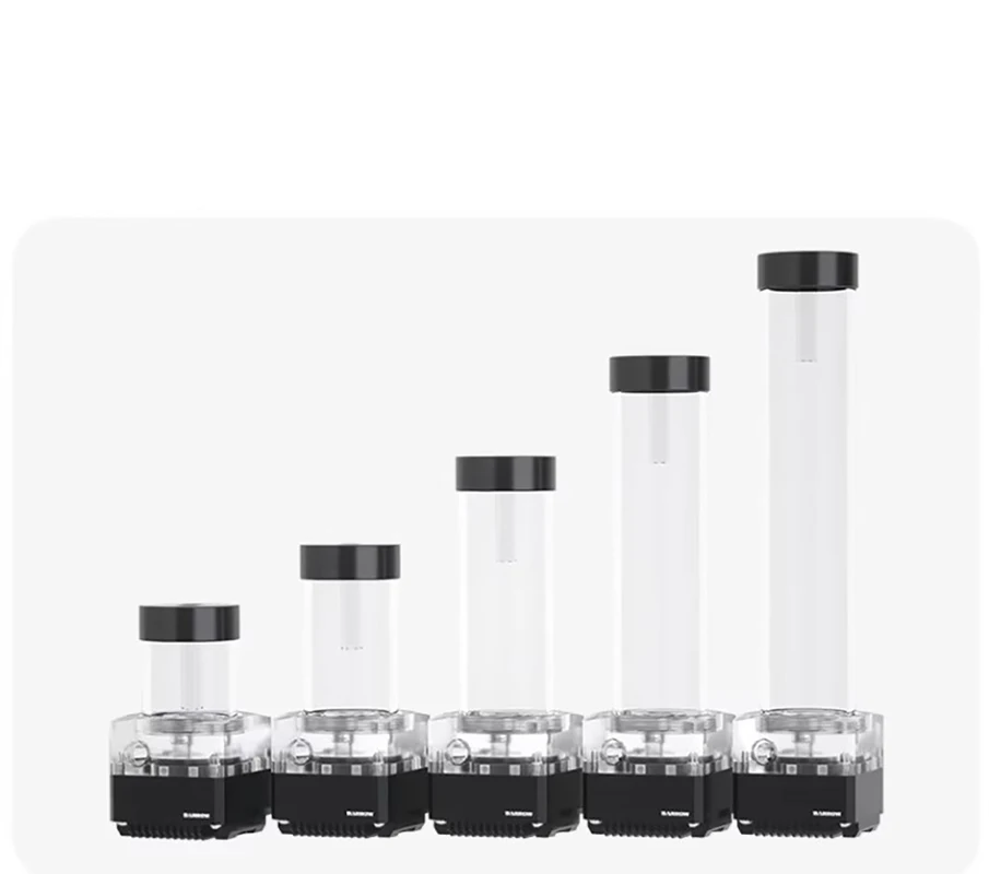 水冷システムとリザーバーコームポンプ,Barrow-17W rgb,195mm, 245mm, 295mm,黒