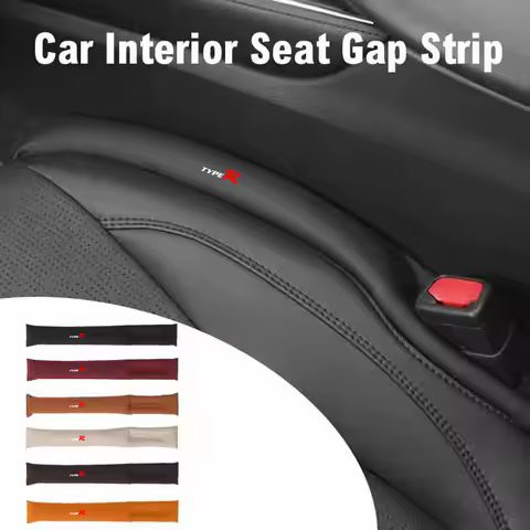 Car Seat Gap Filler Suade Leakproof Plug Seat Gap Leak Pads Filling Organizer For Honda Type R Mugen Power Civic 4d 10th Gen 8th