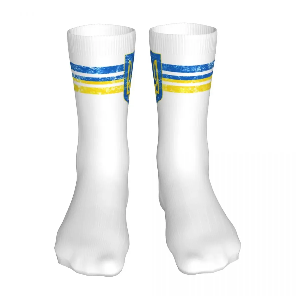 Compression Ukrainian Emblem Flag Women Socks 2022 Men Sport Sock