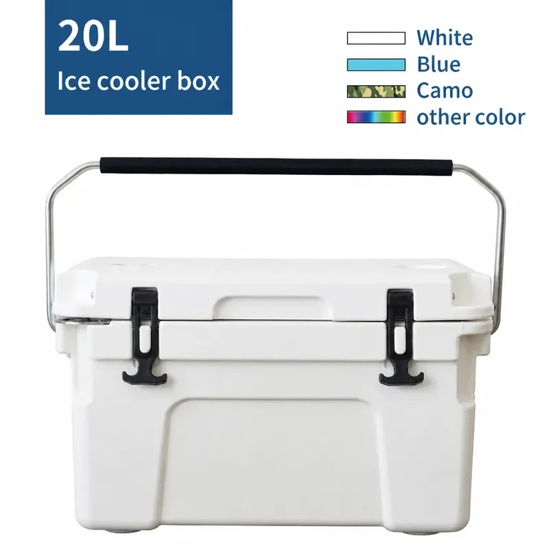 TOLEE 20L Small Outdoor Fishing Cooler Box Imported Materials Cold Chain Insulation Container Eco Friendly Food Grade Storage