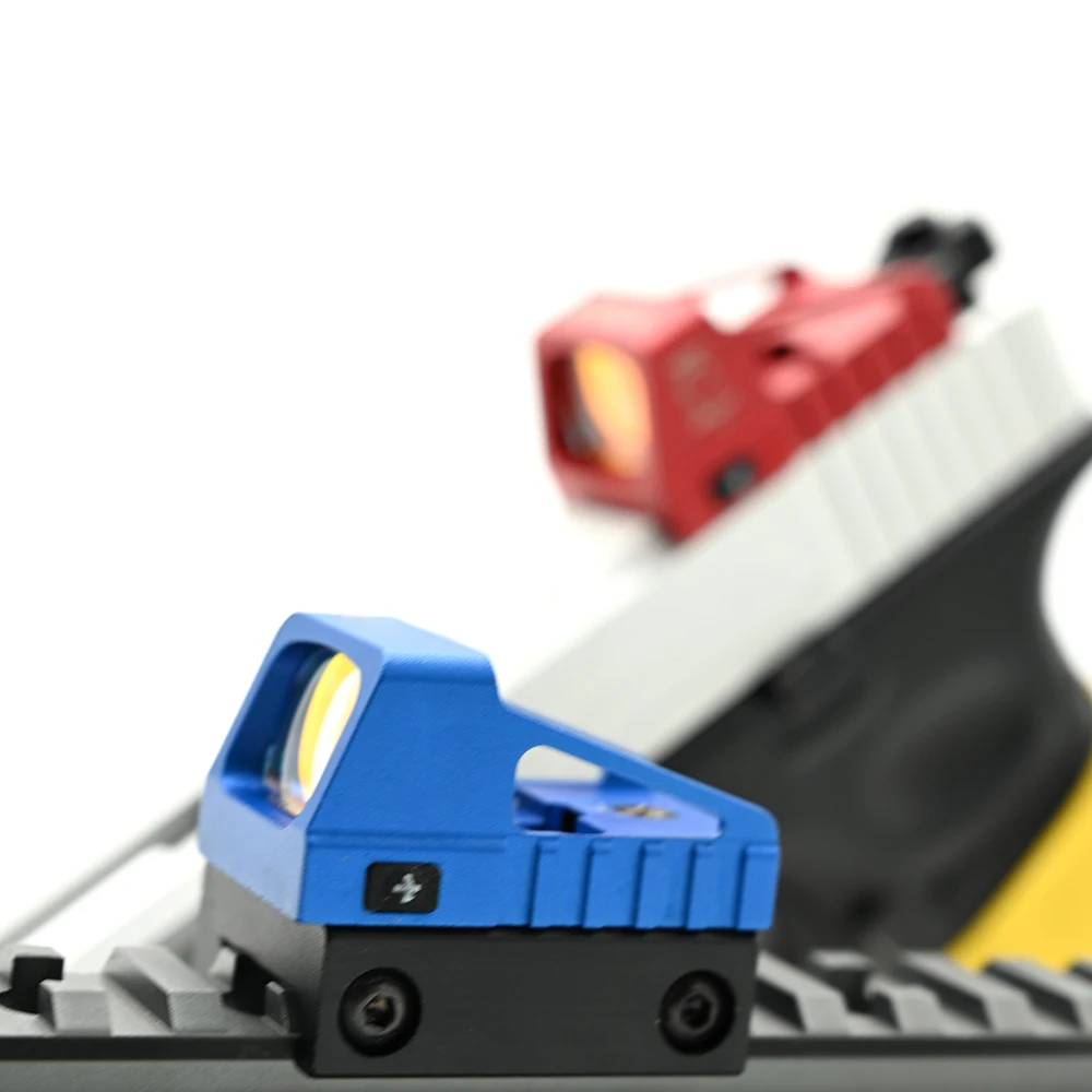 OS Mini Red Dot Sight Collimator Rifle Reflex Sight Scope with MOS Footprint Original Markings 20mm Mount For Airsoft Hunting