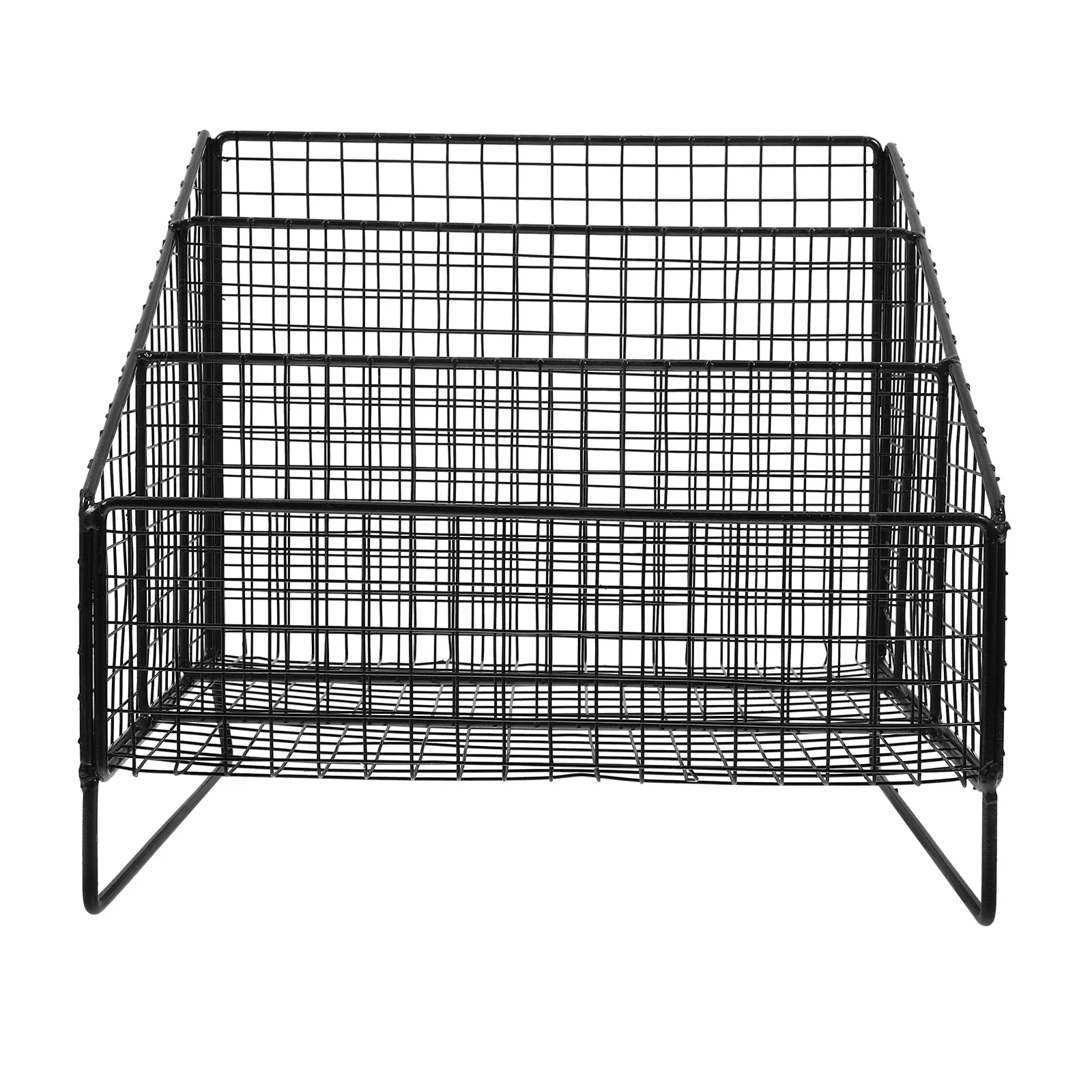 

Layered Storage Rack Iron Hollow Design Multilayer Organizer For Tea Bags Coffee Capsules Cosmetics Makeup Vanity