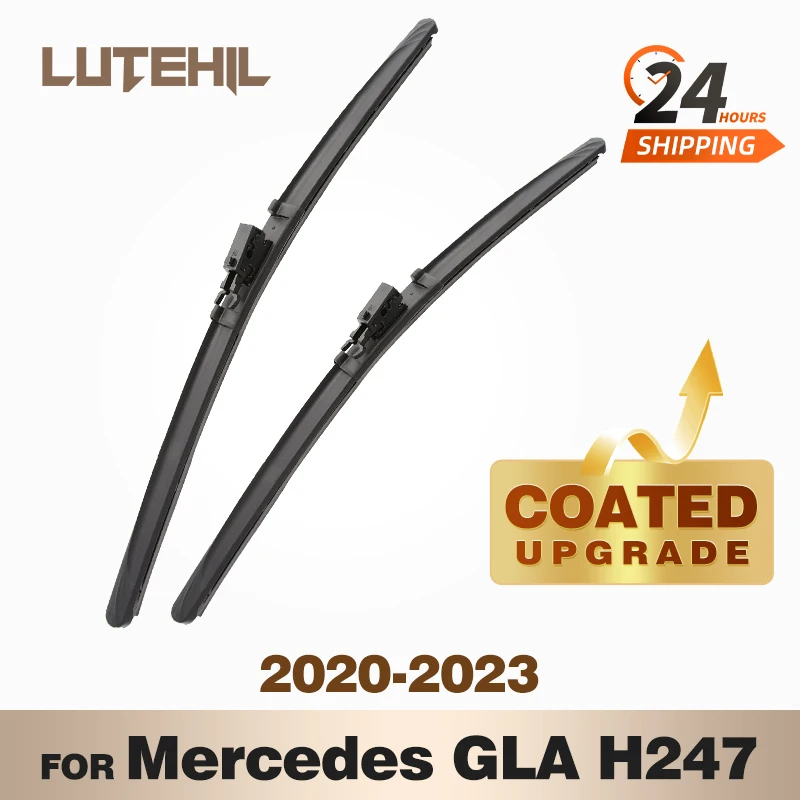 

LUTEHIL's Silicone Front Wiper Set For Mercedes-Benz GLA-Class H247 2020-2023 2021 2022 coated windshield wiper blade 26"+20"