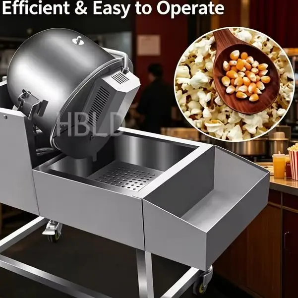 

Commercial Stainless Steel Caramel Popcorn Machine Super Performance Energy-Saving Professional Popcorn Making Equipment