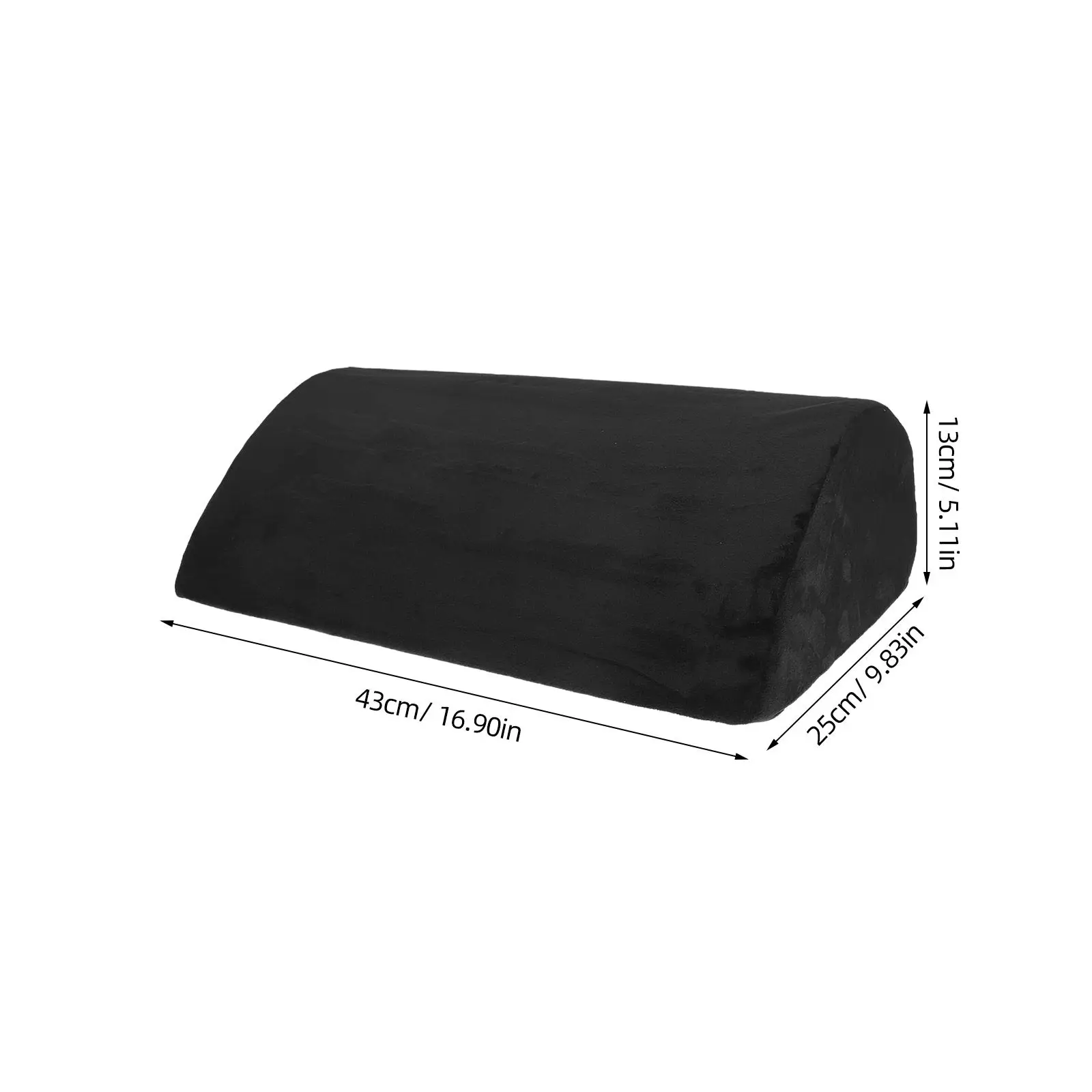 Portable Memory Foam Foot Pillow Footrest Non- Cushion Under Desk Handle Washable Cover Office Home Travel