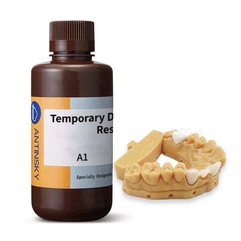 Antinsky temporary dental model resin for DLP LCD 3D printer resin 405nm high precision high hardness fast cure time teeth 500g