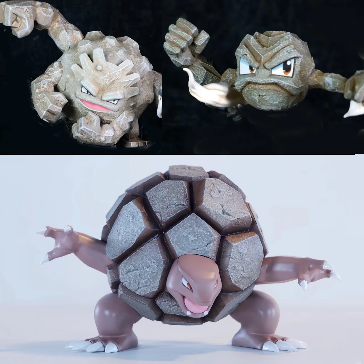 

Аниме фигурка покемона Geodude Evolutionary комбинированные фигурки из ПВХ, коллекция моделей, игрушки для детей, подарки 2-7 см