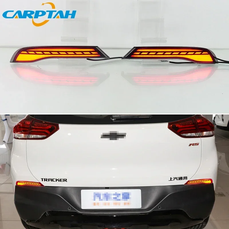 

Car LED Rear Bumper Lamps For Chevrolet Trax 2019 - 2023 Brake Light Turn Signal Backup Reflector Lamp Taillights Car Fog lamp