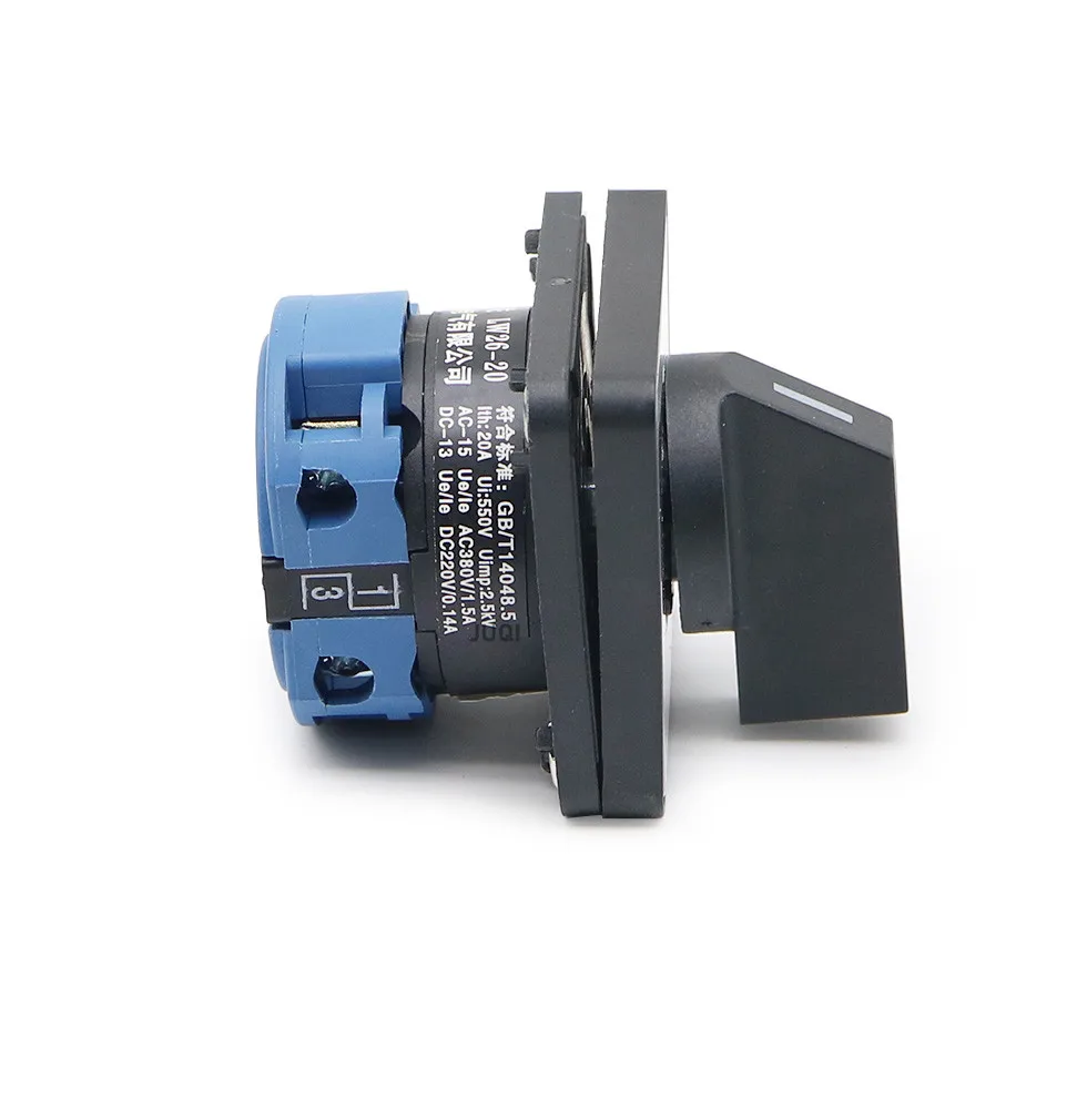 LW26-20 universal switch 2 gears 1 joint Reversing switch 20A On-Off versatile change-over switch 440V 20A cutoff switch