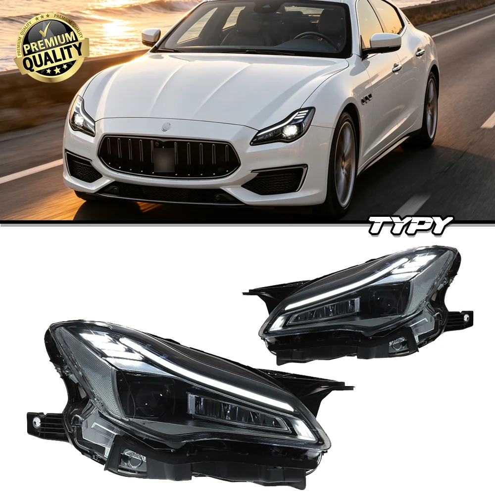 

Светодиодные фары для Maserati Quattroporte 2013-2021, полный комплект для модернизации передних фар на LED