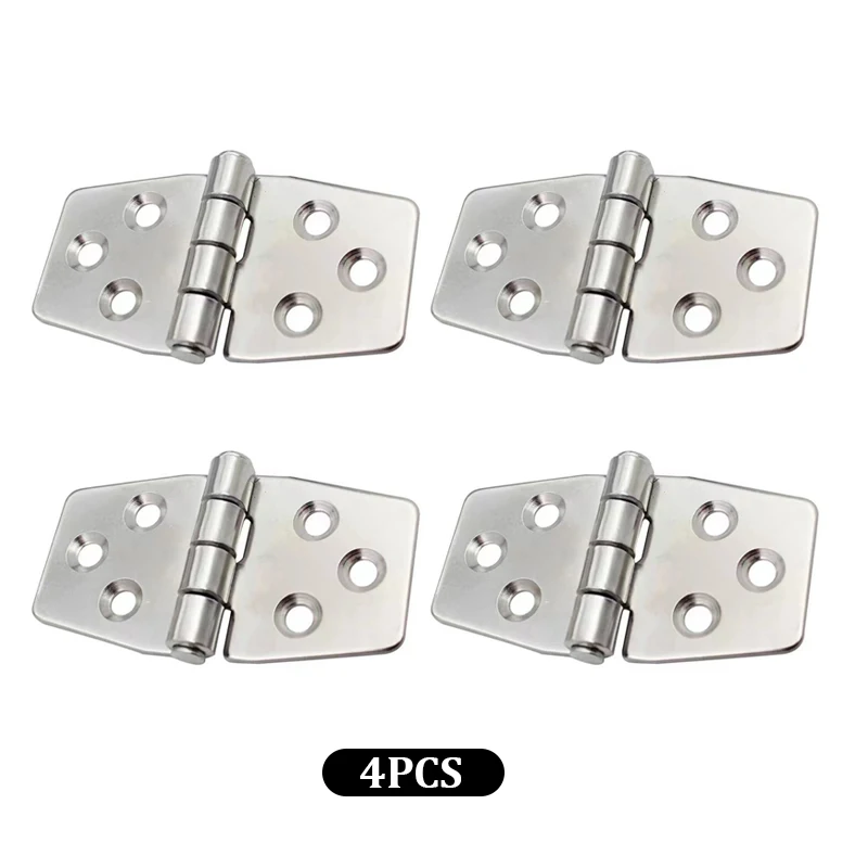 1/4 pz in acciaio inox di alta qualità cerniera piatta scatola di distribuzione armadio di controllo finestre cerniera scatola di legno parti di Yacht Mini cerniera