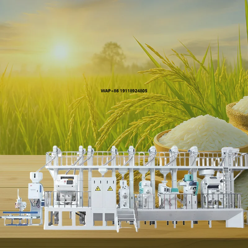 Commercial 100 Tons Per Day Rice Milling Machines Multifunctional Color Sorter With Motor Competitive Price