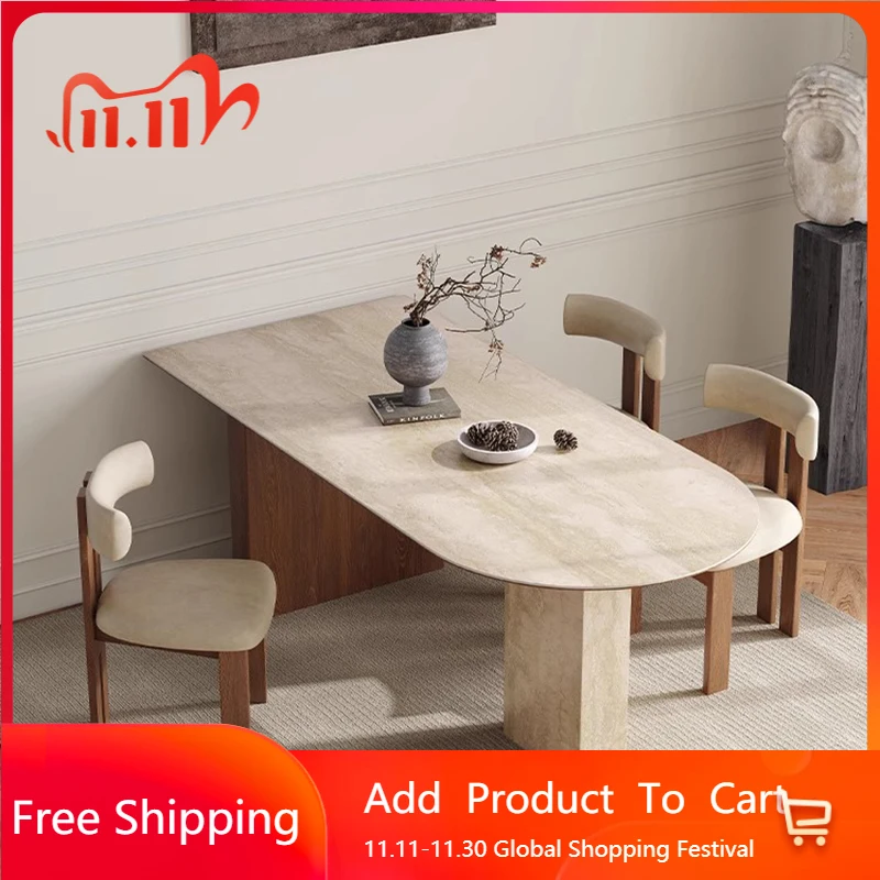 

Французские обеденные столы из цельного дерева, винтажные прямоугольные роскошные обеденные столы для гостиной, скандинавские белые колышки Mesas Portatil Furniture