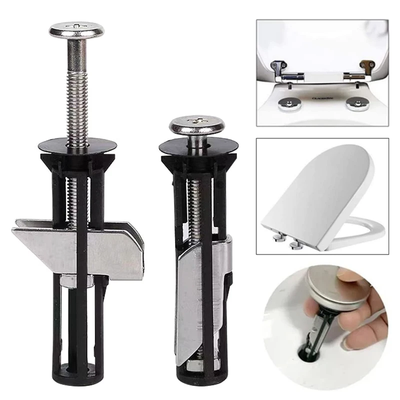 العالمي الثقيلة مقعد المرحاض السحابة الترباس عدة الفولاذ المقاوم للصدأ خزان المرحاض الترباس المفصلي المسمار قابل للسحب غطاء المرحاض الترباس عدة