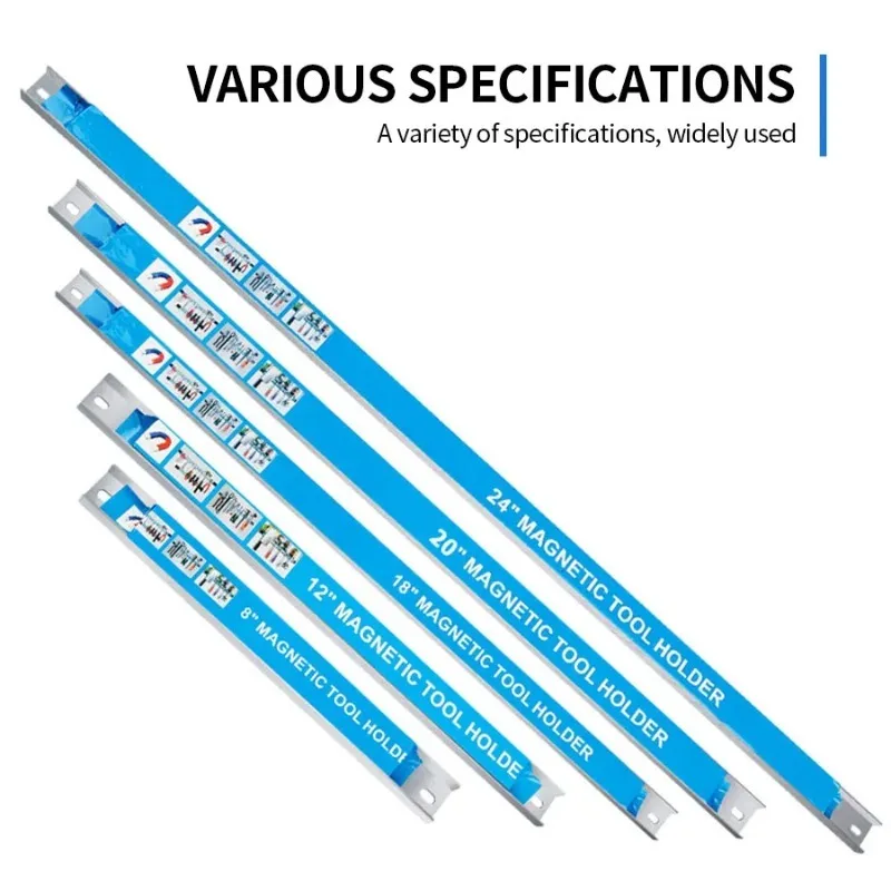 2026 Strong magnetic tool rack hardware kitchenware and iron products storage magnetic force rack magnetic magnet magnetic strip