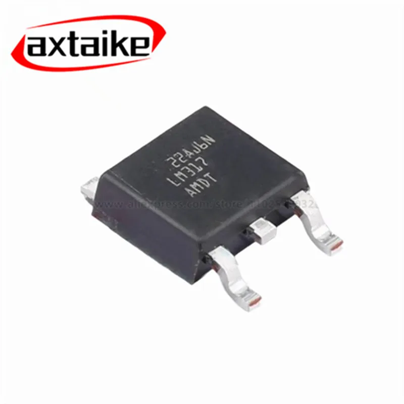 10PCS LM317AMDT TO-252 1% Accurate 1.25V-37V 1.5A LM317 LM317AMDTX/NOPB SMD LM317A  Adjustable Voltage Regulator IC Transistor