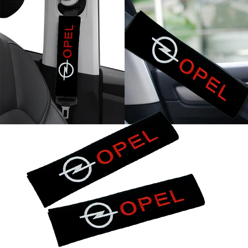 Protetor de ombro para assento de carro, adequado para opel astra h g j insignia mokka zafira corsa vectra c antara capa antiderrapante de algodão macio