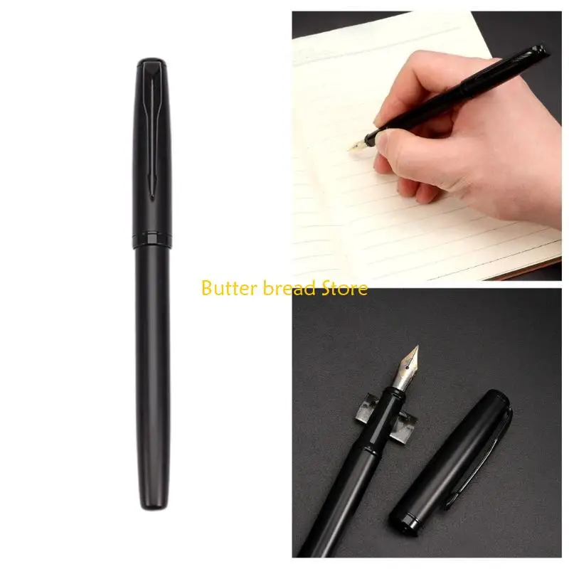 

W89C Metal Fountain Pen Metal Business Gift Pen Piston-Filled Inks Absorber F Tip