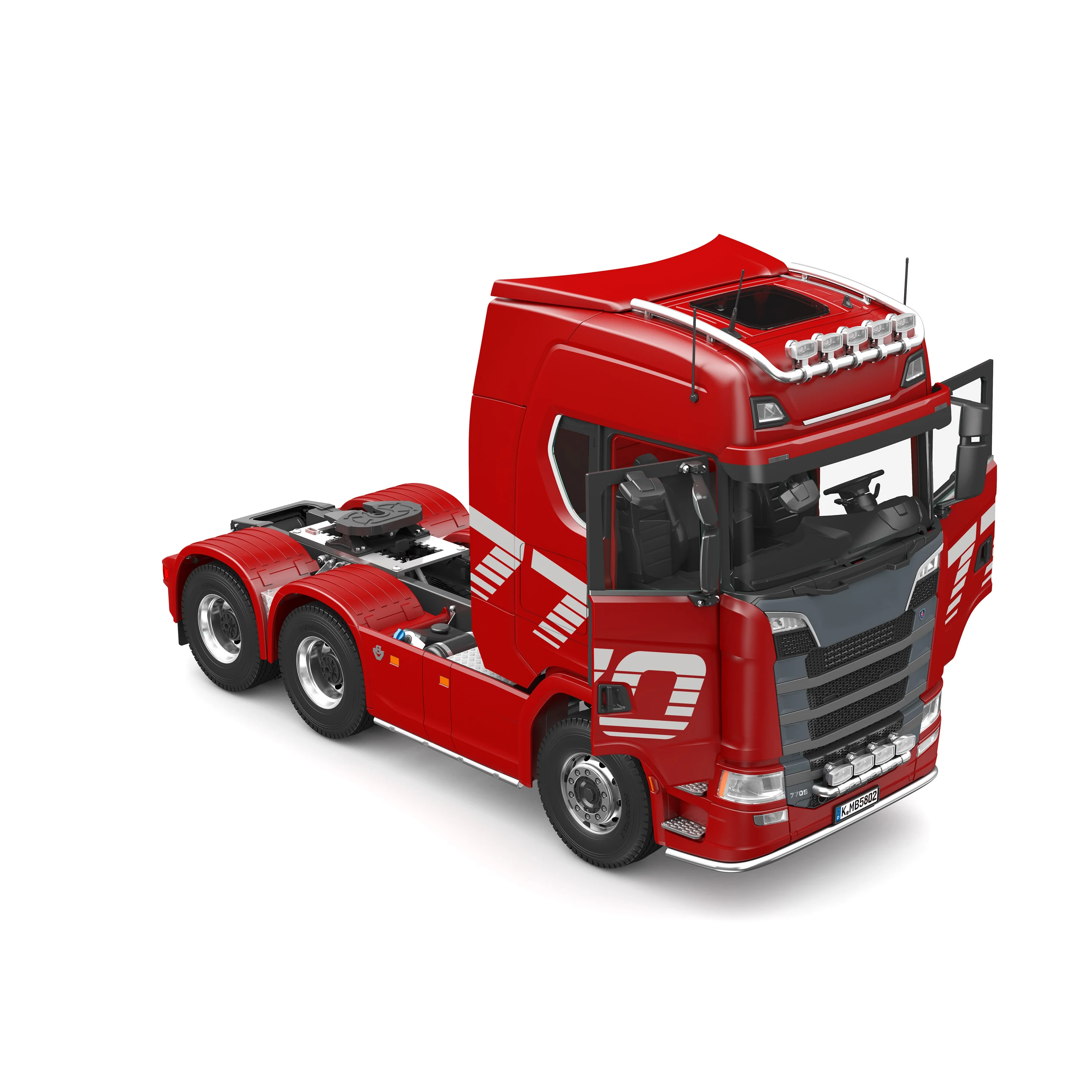 KABOLITE K5802 RCトラック 1/14 6x6 770S RCトラクターモデル メタルシャーシ RTR ラジコンカー モデル玩具 大人向けギフト
