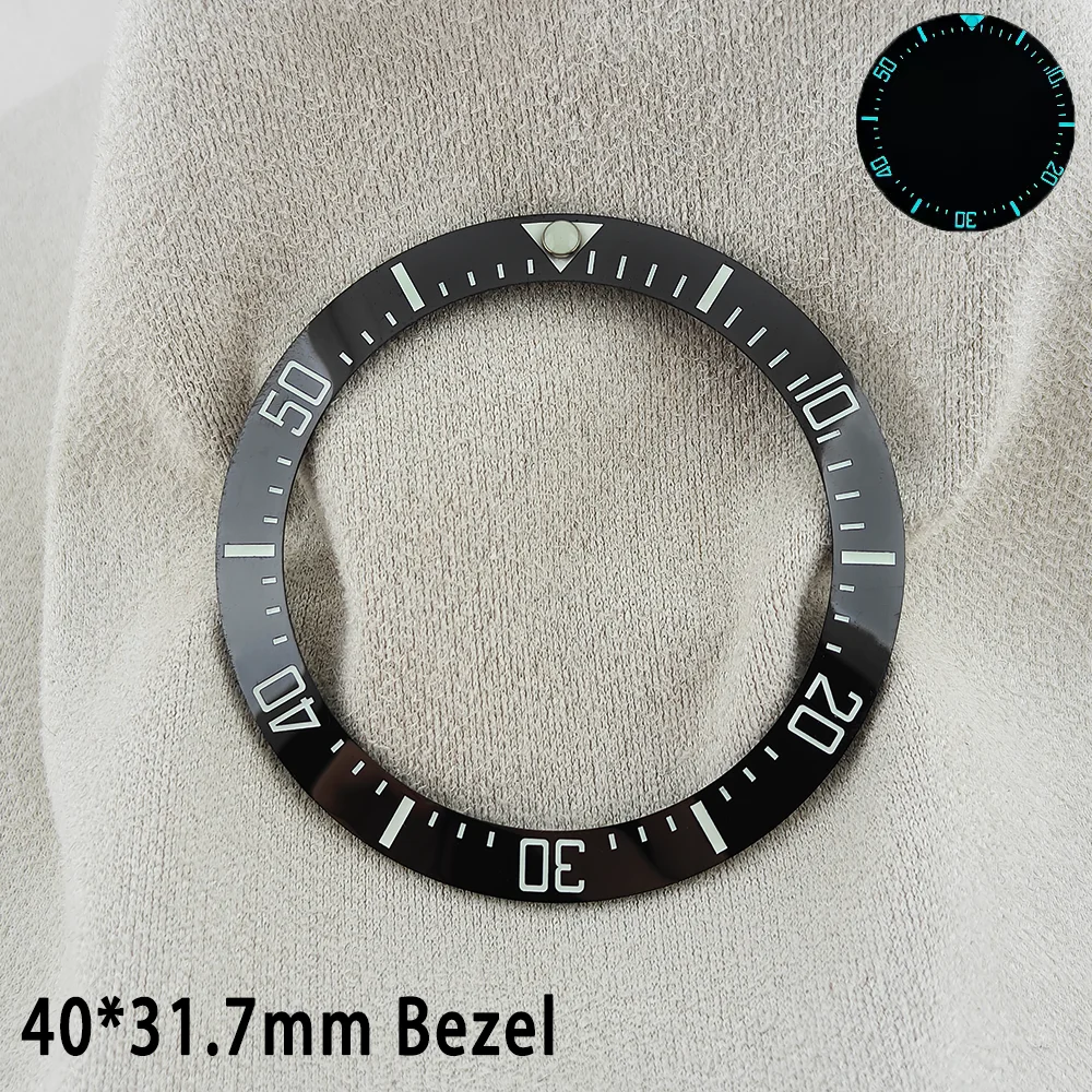 ForgeLink 40mm Lünetteneinlagen GMT Uhrenlünette 40mm * 31,7mm Keramik-Lünetteneinlage Passend für 42mm bis 44mm Taucheruhrengehäuse Uhrenring – Detail 23