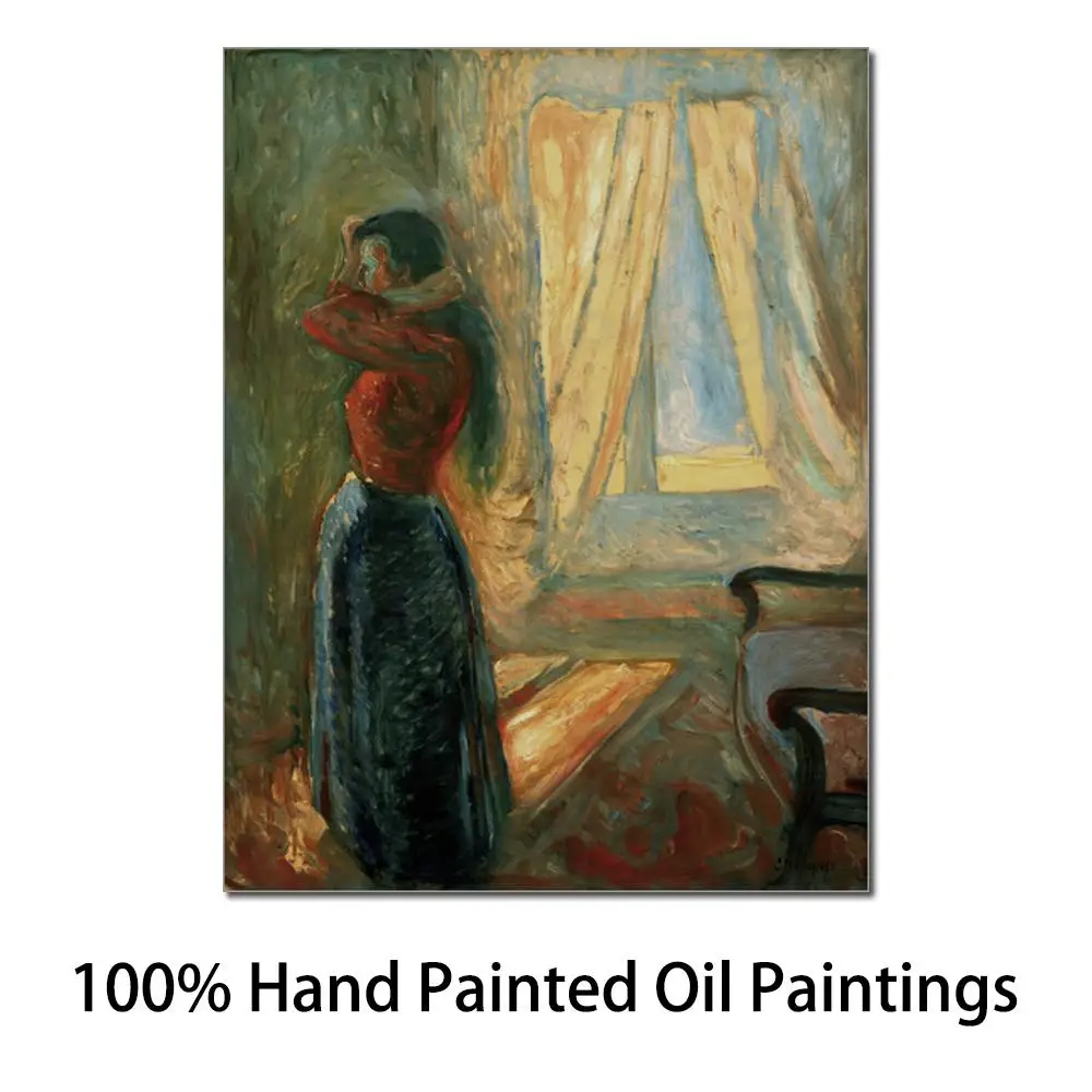 

Modern Paintings Femme A Sa Toilette Edvard Munch High Quality Handpainted