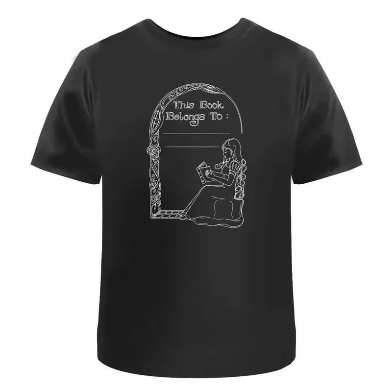 This Book Belongs To' Cotton T Shirt Ta004180