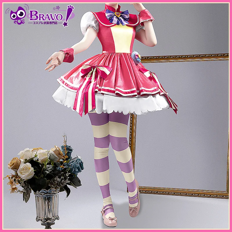 Wonderful PreCure! Komugi Inukai Cure Wonderful Cosplay Costume Cute Women's Dress Outfit Custom Size