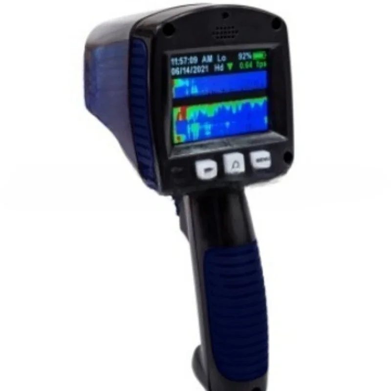 Handheld radio wave flow meter, water flow speed measurement, debris flow speed measurement