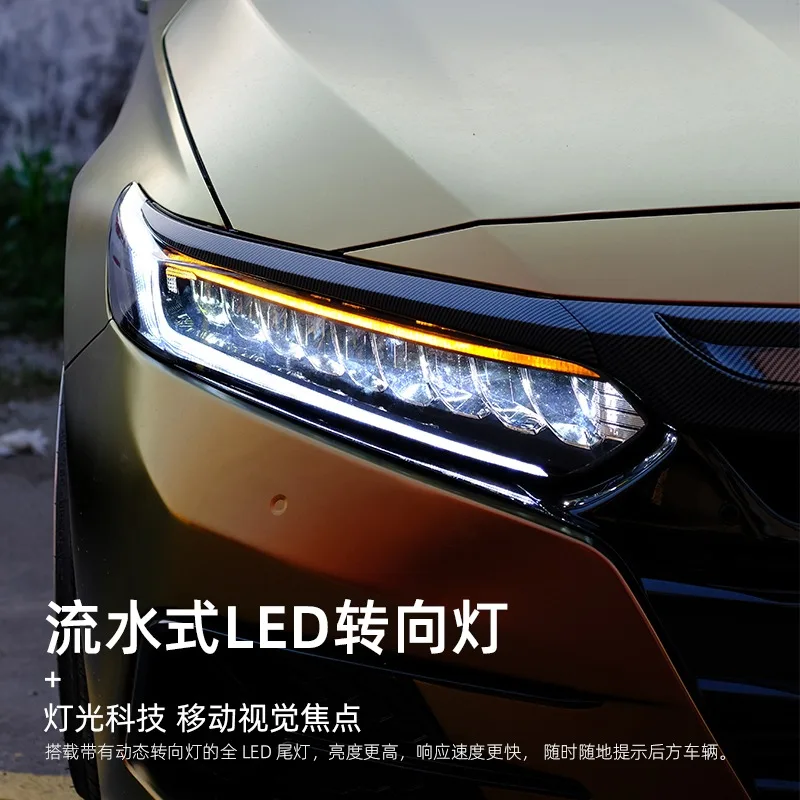 Car Front lamp LED Headlight assembly for HONDA ACCORD 2018-2021 LED DRL Daytime RunningLight Turn Signal Car accessories