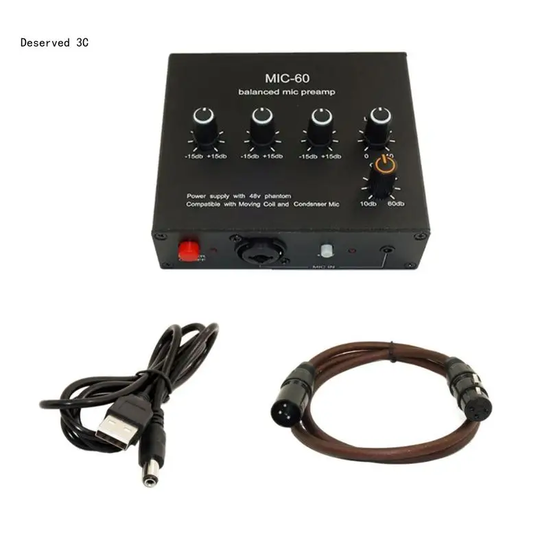 Balanced Dynamic Microphone Amplifier for Clear Sound Sensitivity Recording