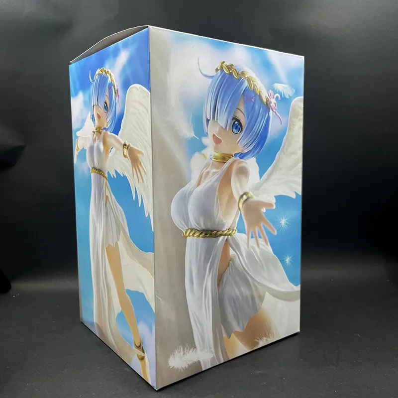 21cm Rem Figures Starting From Scratch In A Different World Zero Rem Anime Figure Angel Acton Figurine Pvc Statue Model Doll Toy