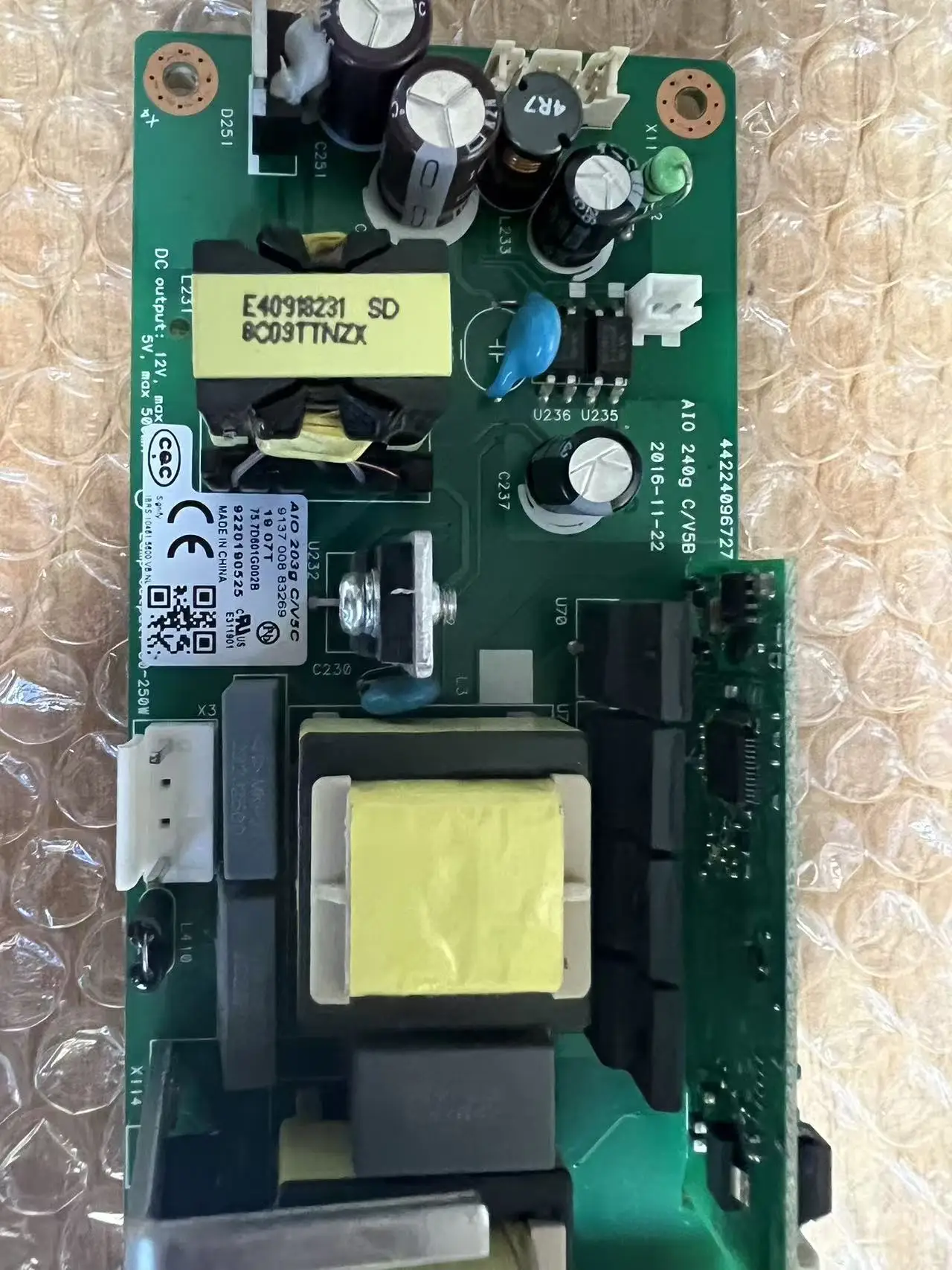 AWO Replacement Original Projector Power Supply AIO 203g C/V5C
