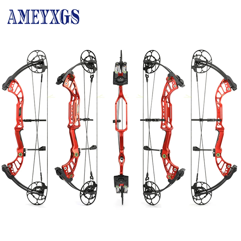 1pc Archery Compound Bow 35 Inch 40-75lbs Arrow Speed 350FPS Let Off 85% Outdoor Sports Shooting Hunting Training Accessories