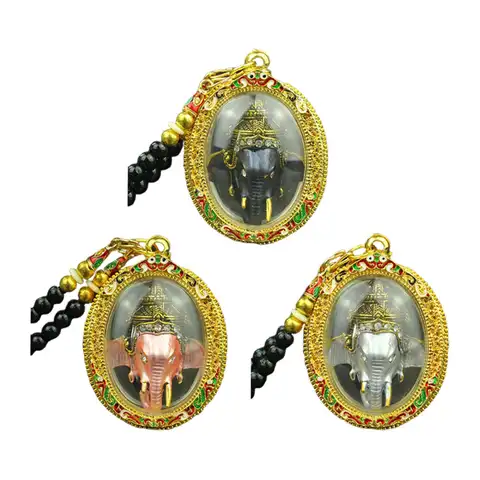 Thai Buddha Amulet Pendant Southeast Asia Ganesha Thailand Men Women Charm