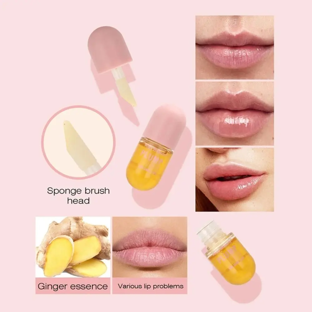 ใหม่ Long Lasting Lip Plumper Oil Instant Gloss Lip Sleeping Mask เพิ่มริมฝีปาก Lip Oil Lip Serum Collagen