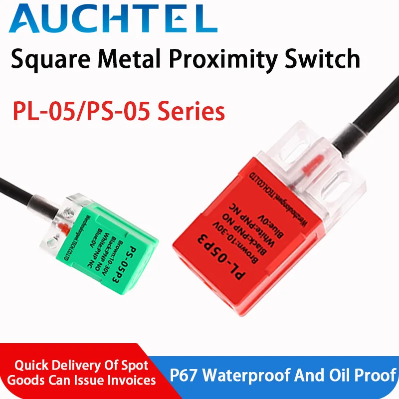 AUCHTEL Cloudray Inductive Proximity Sensor Switches PL-05N 5mm NPN out DC10-30V Normal Open NEW for Laser Cutting Machine