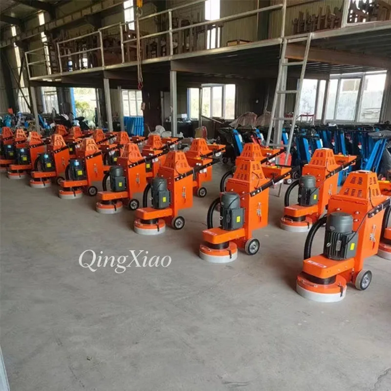 Multifunctional Floor Grinder Polisher With Vacuum System For Epoxy Concrete Curing And Iron Plate Rust Cleaning Jobs