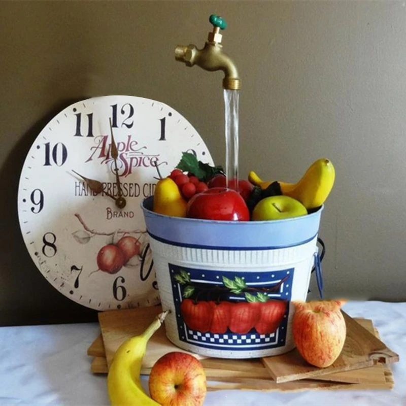 Bico água com fluxo invisível, regador, fonte torneira flutuante, decoração faça você mesmo