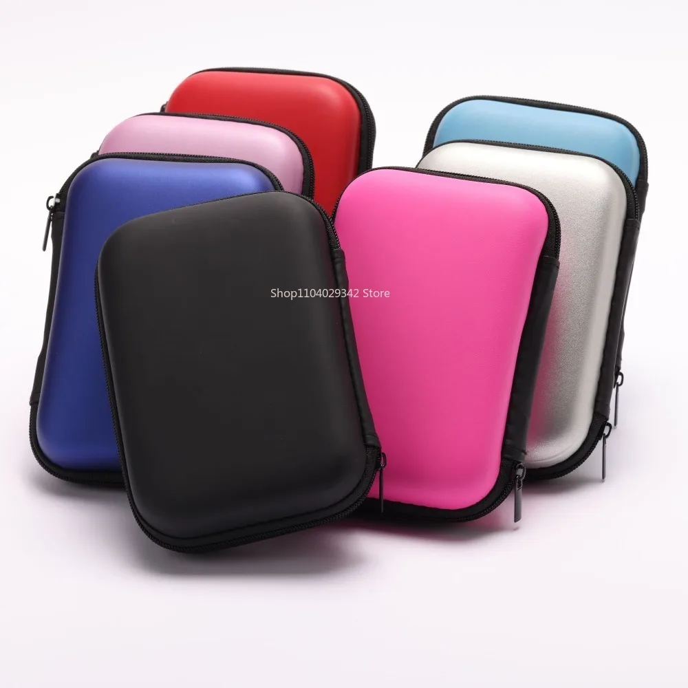 Earphone Data Storage Bag Oval Square Rectangle Cable Organizer Bags Mini Zipper Pouch Tech Gadgets Portable Charger U Disk Case