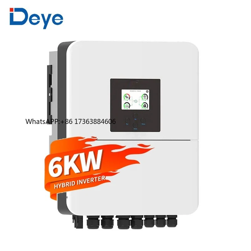 

2026 hot selling5 Years Warranty Deye Solar SUN-6K-SG04LP1-EU-SM2 Single Phase Hybrid Inverter for Sale