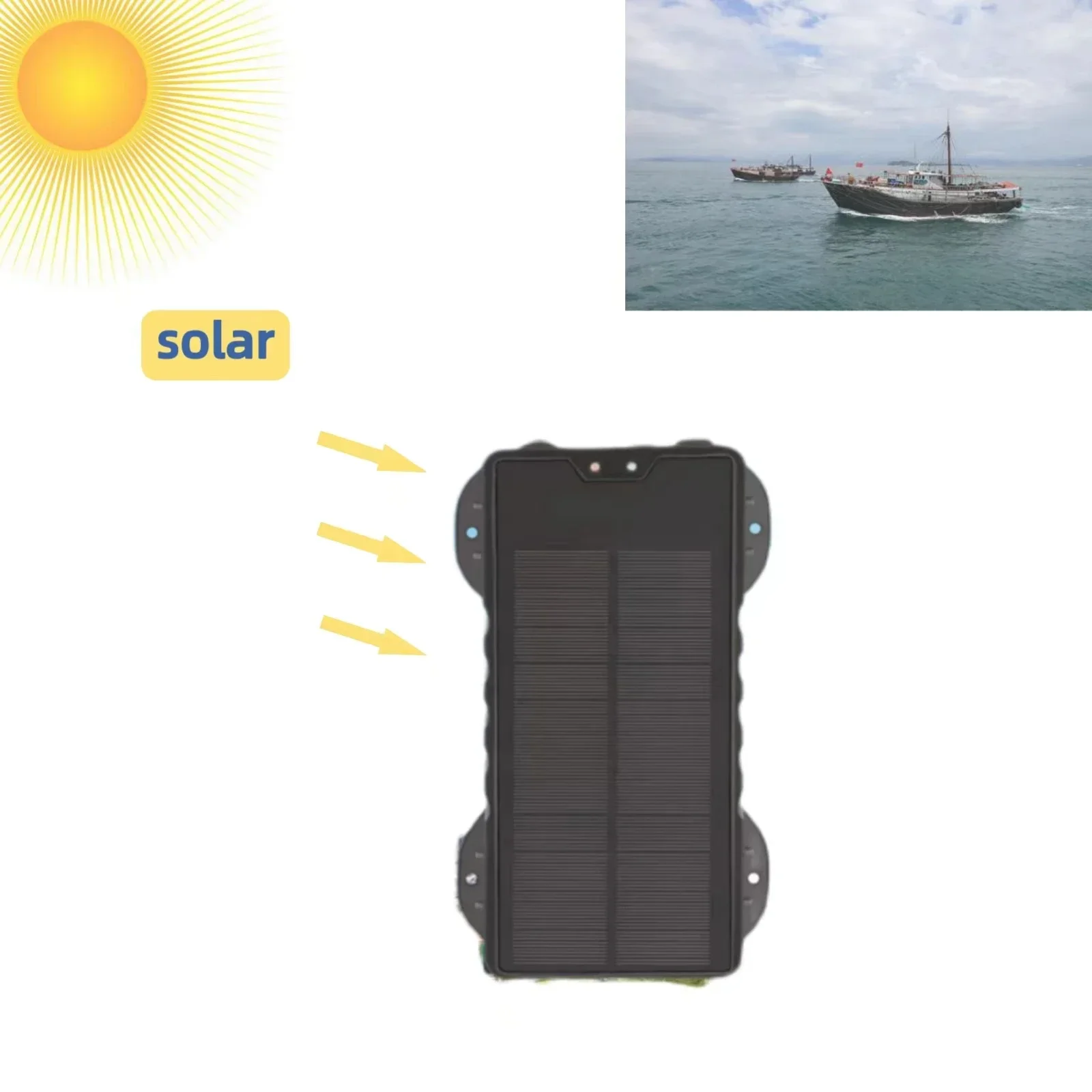 20000mAh Ship tracker solar fast charging long endurance, providing ship tracking reporting and management services