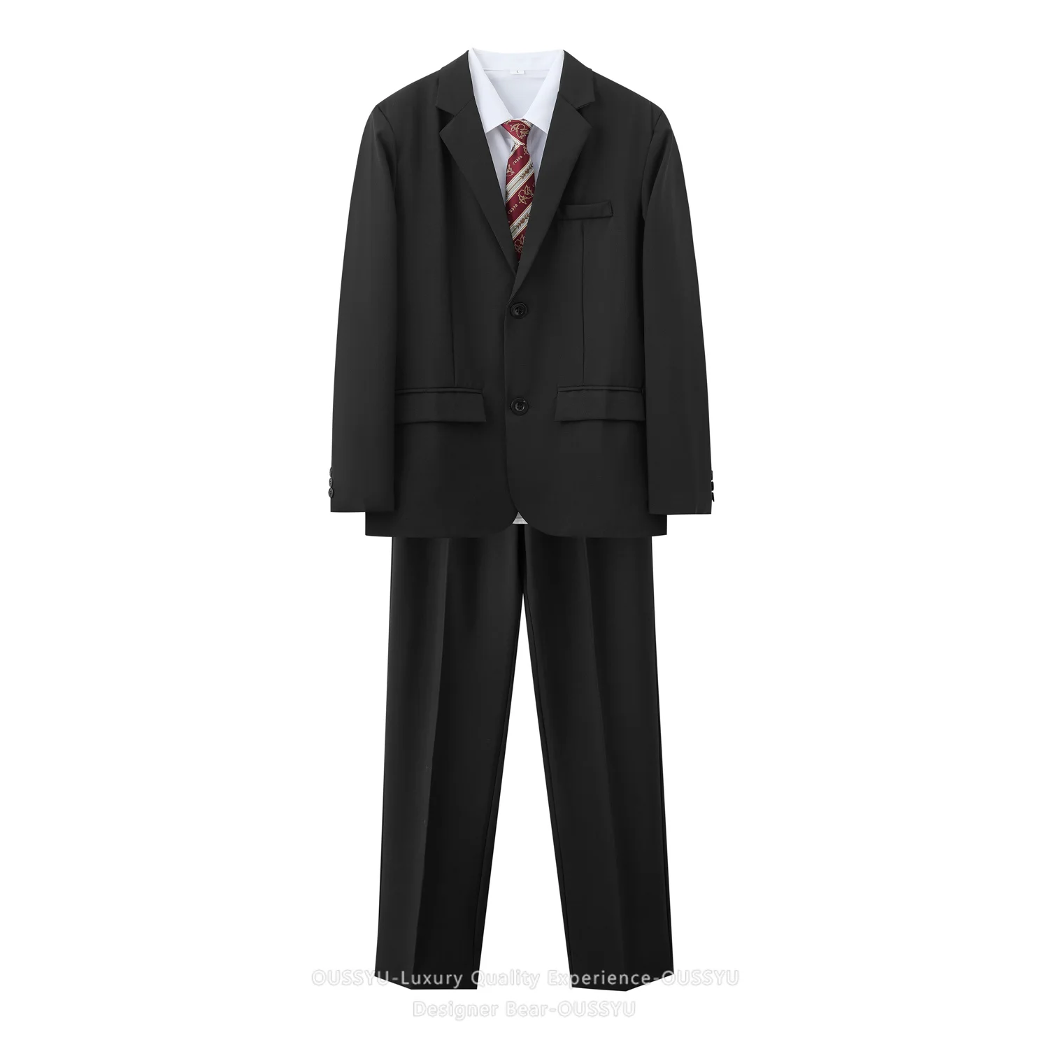 High Quality 2-piece Set Blazer & Trousers Men's Casual Suit Slim Fit Business Formal Pants Man Korean Style Wear Autumn Winter