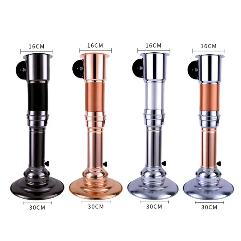 Korean Bbq Grill Telescopic Exhaust Stainless Steel Indoor Restaurant Barbecue Pipe Smoke Extractor Pipe With Smoke Hoo