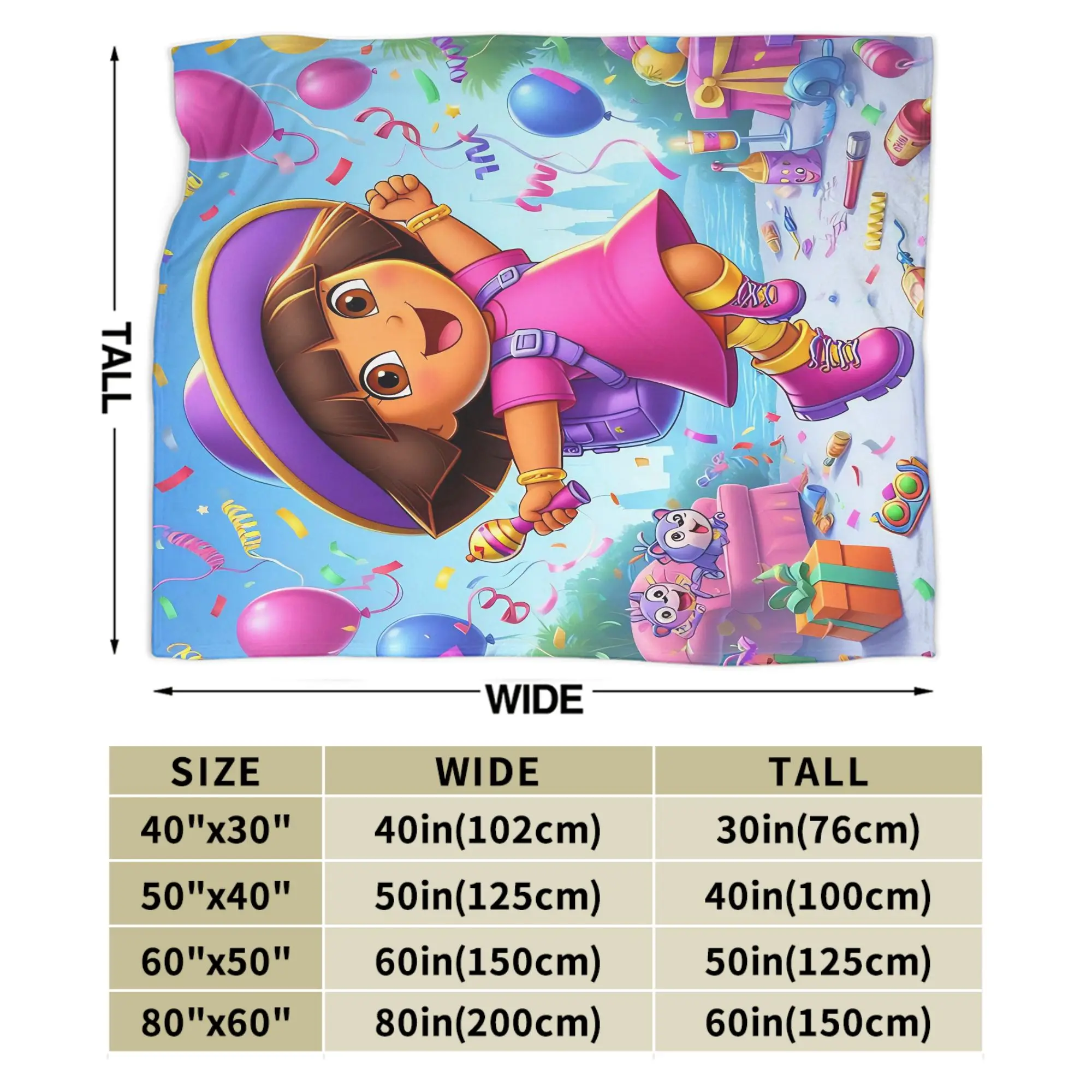 بطانية دافئة طائرة السفر دوراس اكسبلورر رمي بطانية الفانيلا المفرش للأريكة كرسي أريكة سرير الجدة غطاء سرير أريكة #6