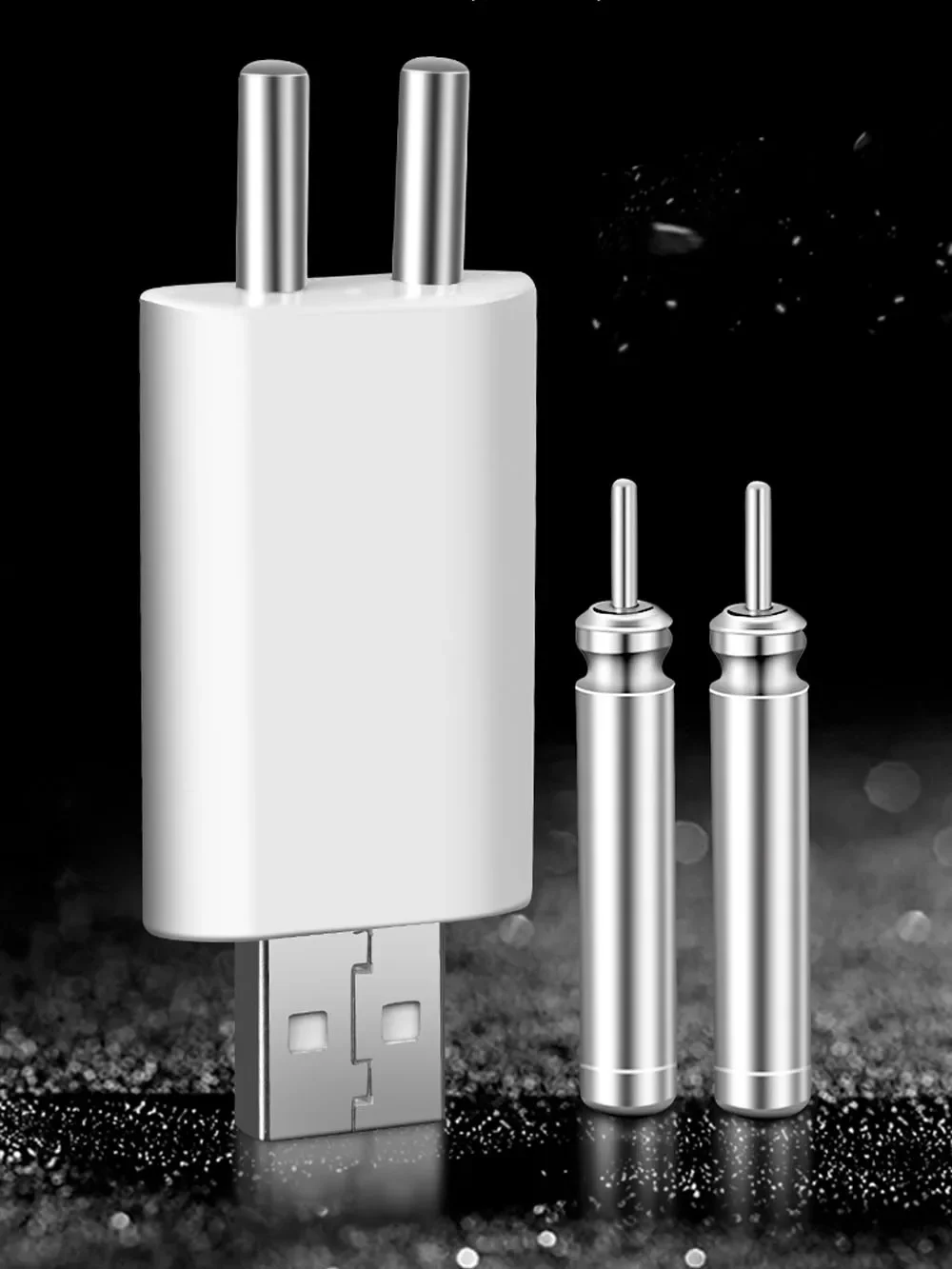 

2Pcs LED Night Light Electronic Fishing Rod Light CR425 Rechargeable Battery with Dual Port USB Charging Night Fishing Tackle