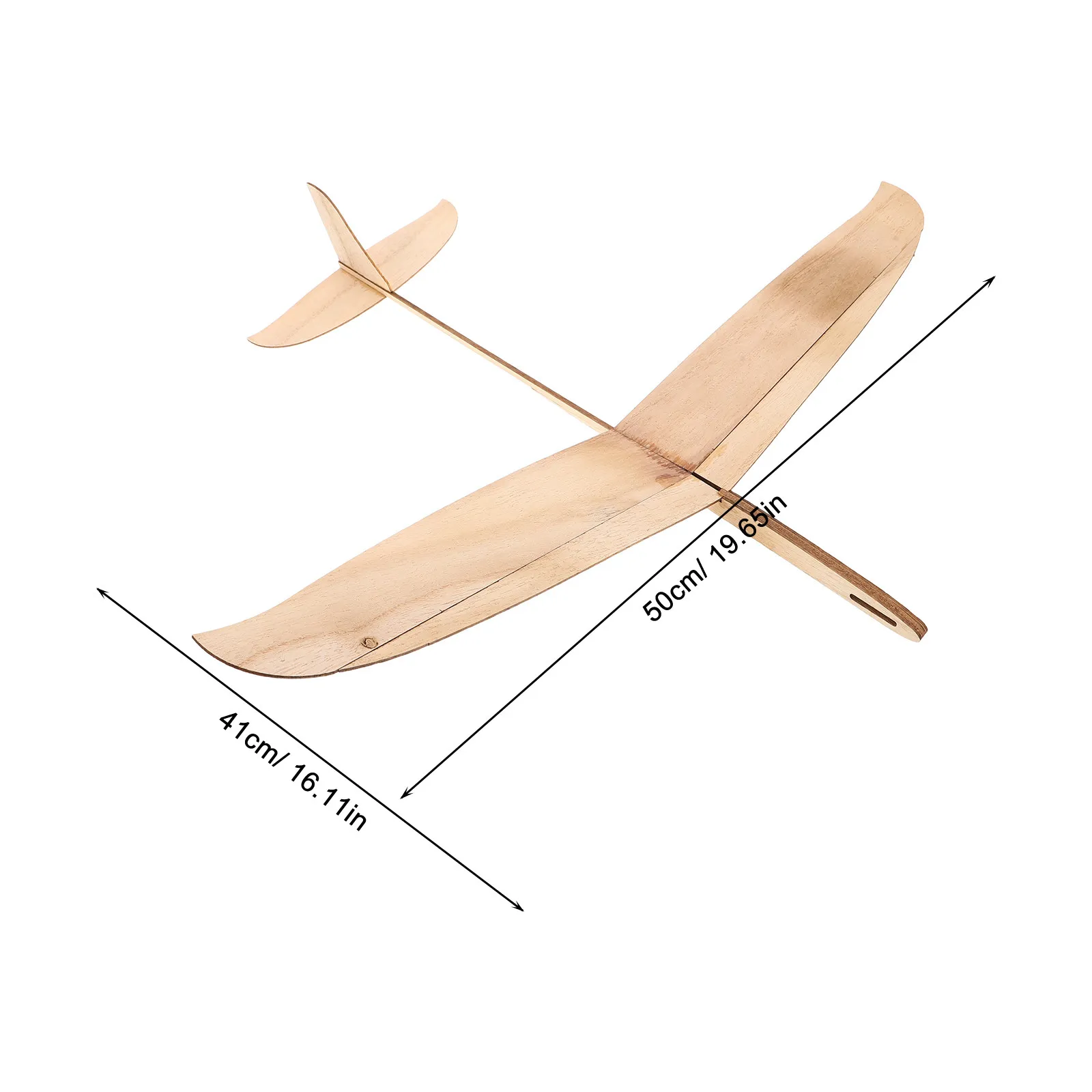 2 pcs Airplane Kit Kids Assembly Educational Wooden Halloween Christmas New Year Airplane Building Kits Art Teacher Gliders