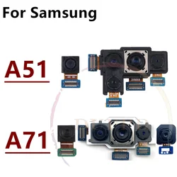 Rear Front Camera For Samsung Galaxy A51 A71 4G Selfie Facing Backside Frontal Back Camera Module Flex Spare Part