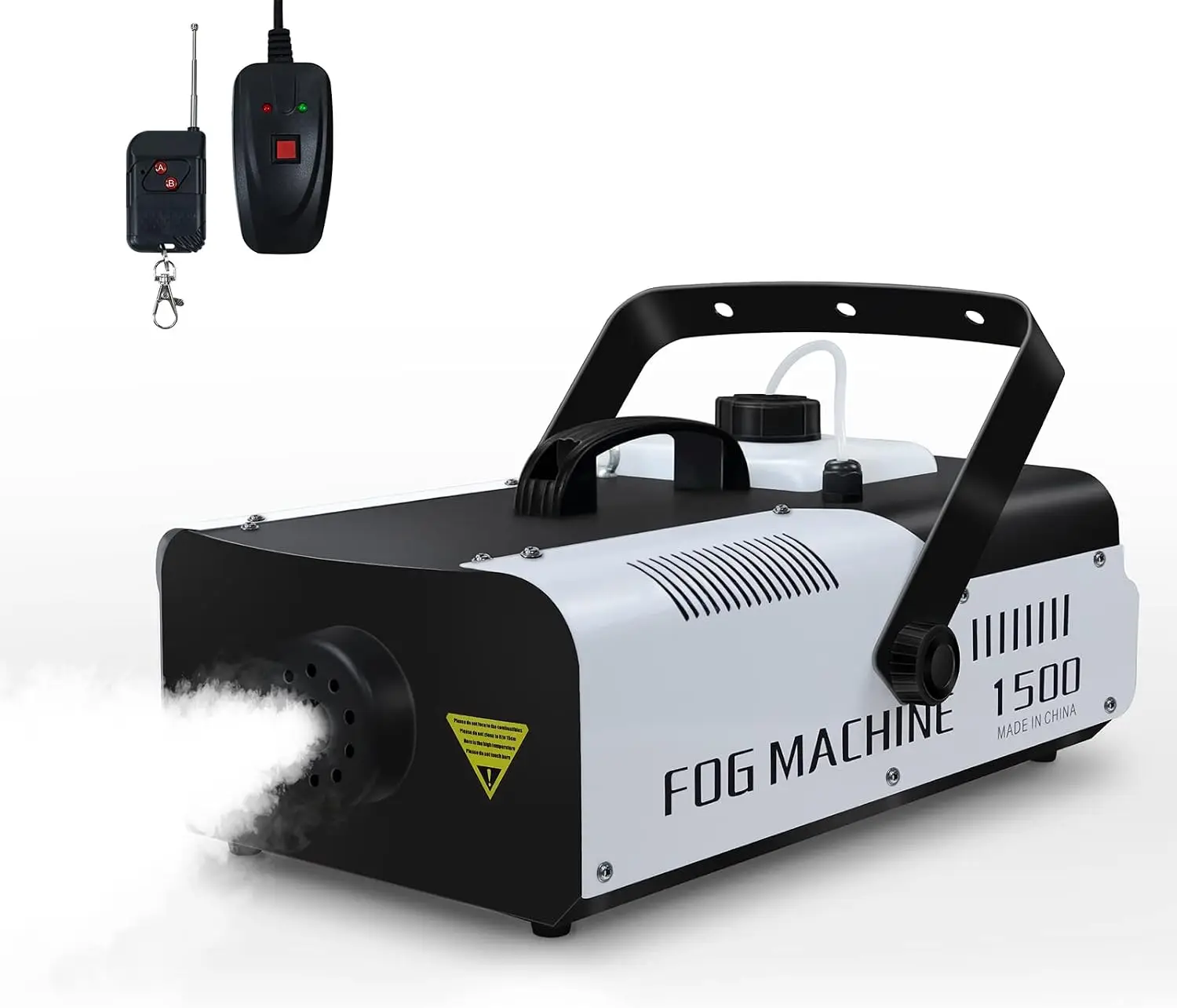 1500 Watt Fog Machine 16000 CFM Fog 2 Sets Controllers Professional Smoke Machine DJ Stage Halloween Party Wedding Christmas